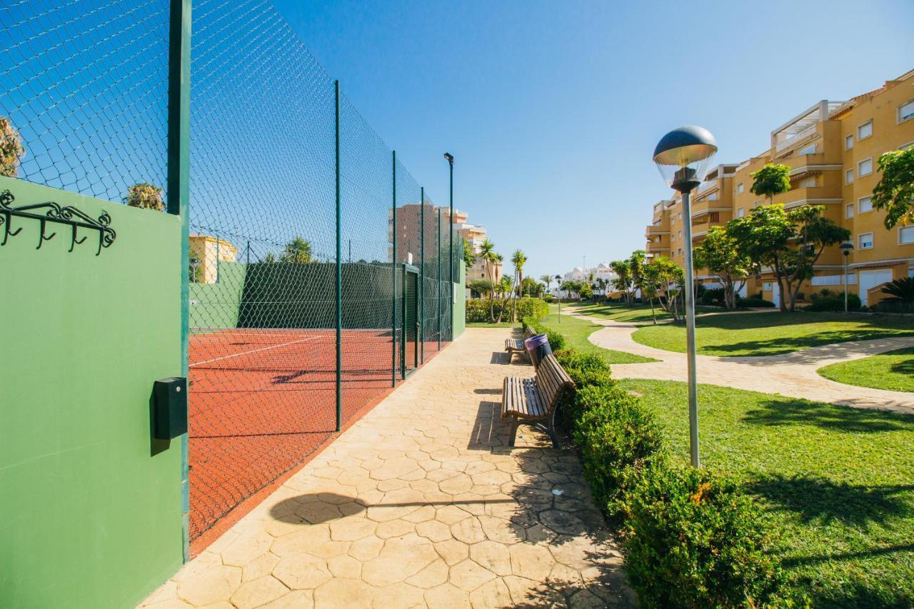 Espectacular Residencial En 2A Linea Piscina Tenis Algarrobo Costa Exterior foto